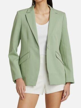 Favorite Daughter Women's Green Suit Tailored Favorite Blazer Jacket Size M